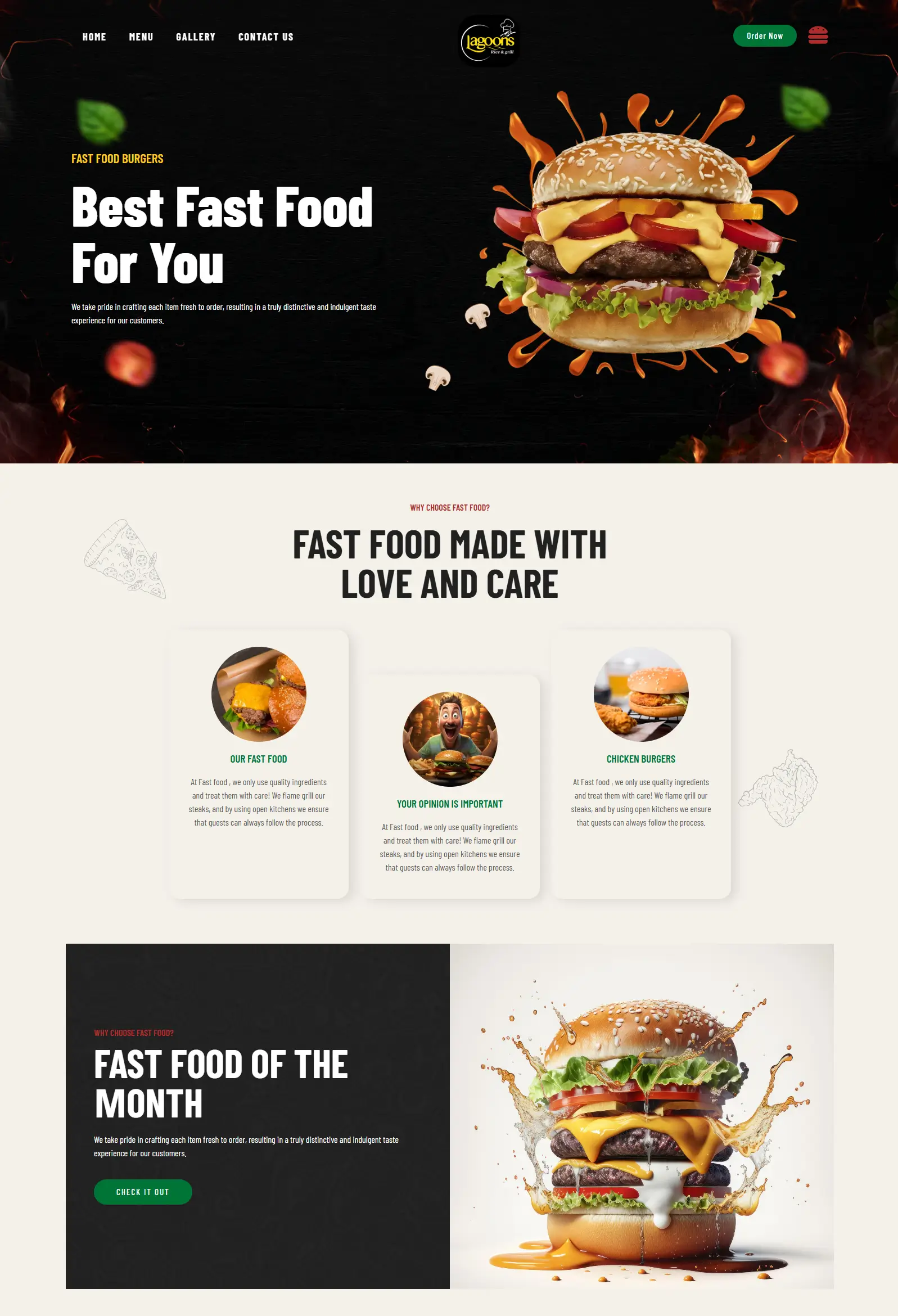 Lagoons Fast Food Restaurant